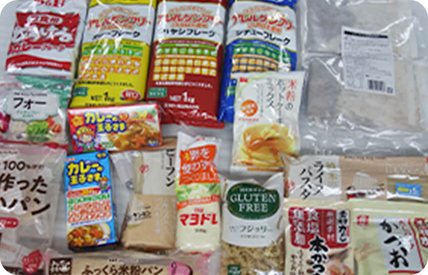 アレルギー対応食品の商品画像