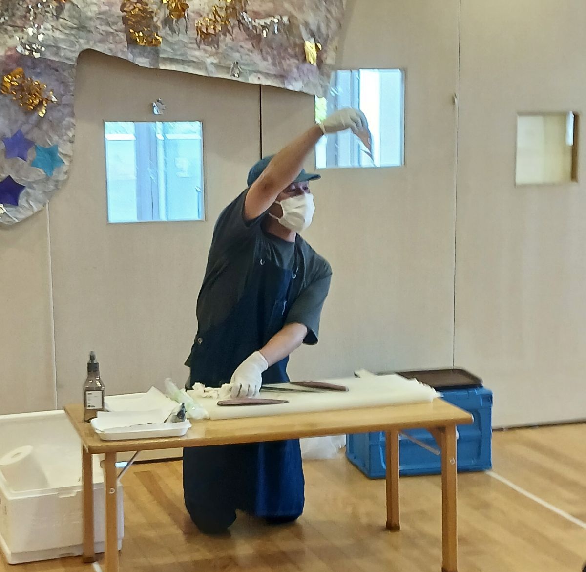 「魚の解体ショー」を開催しました！